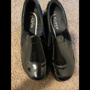 Womens black Klogs nursing shoe